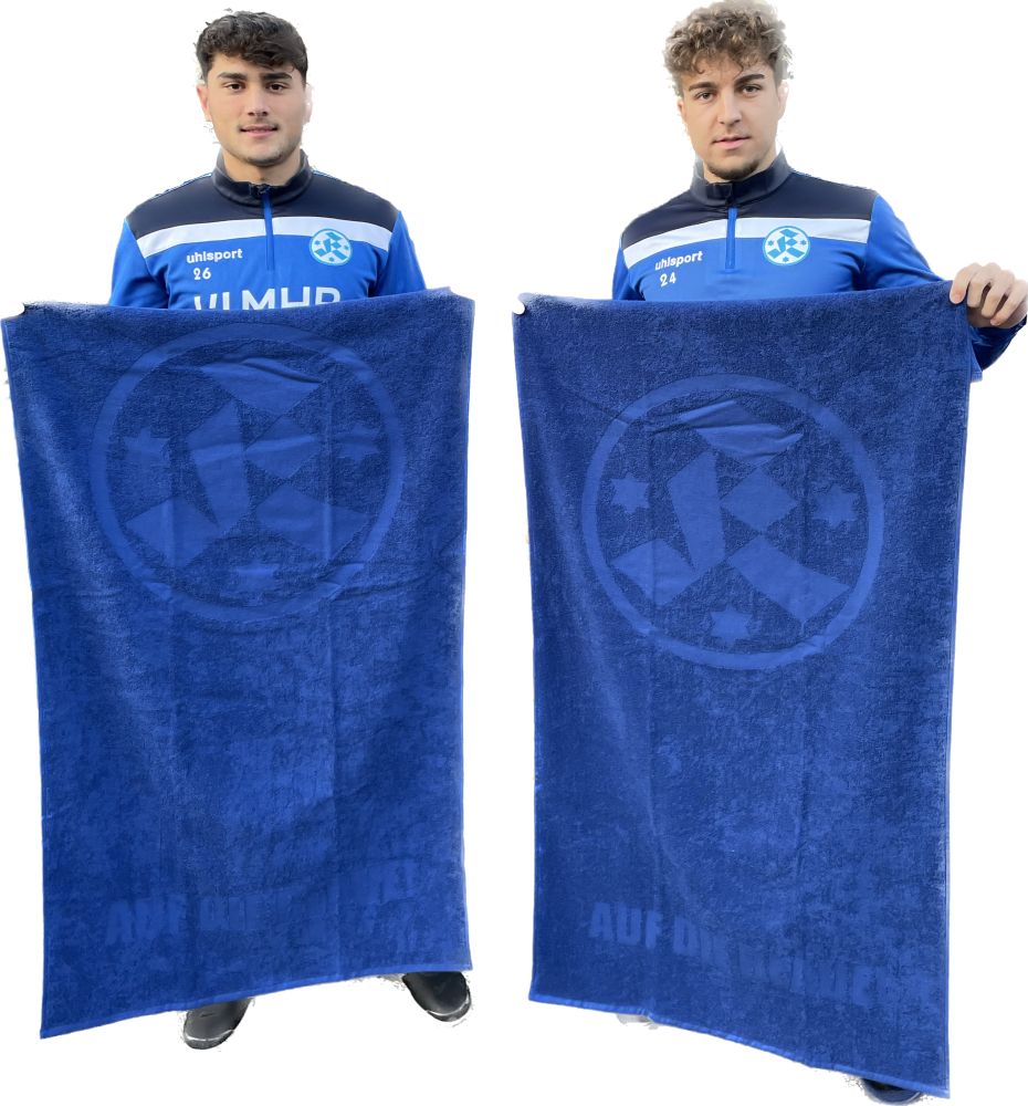 Badetuch „Auf die Blaue!“