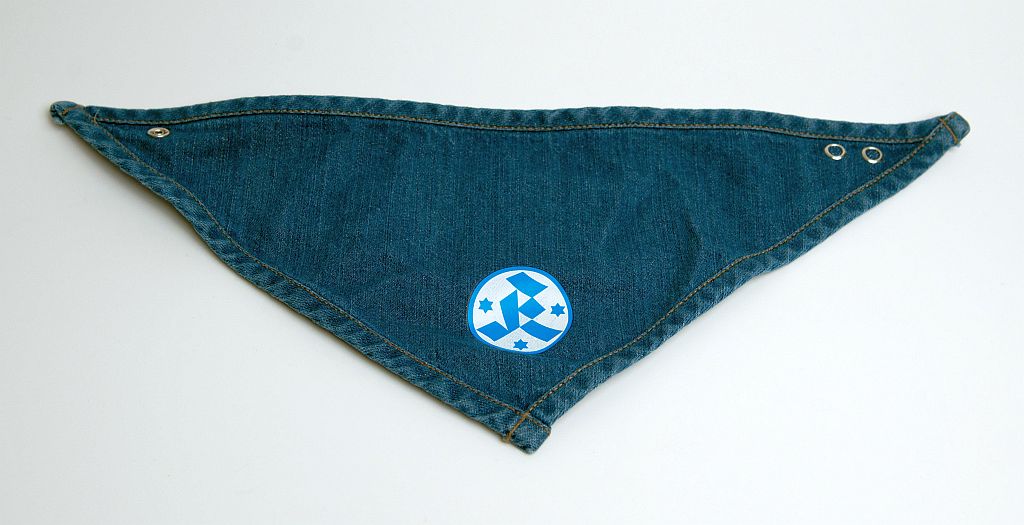 Baby-Halstuch Jeans mit Logo