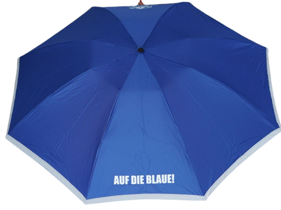 Taschenschirm „Auf die Blaue!“