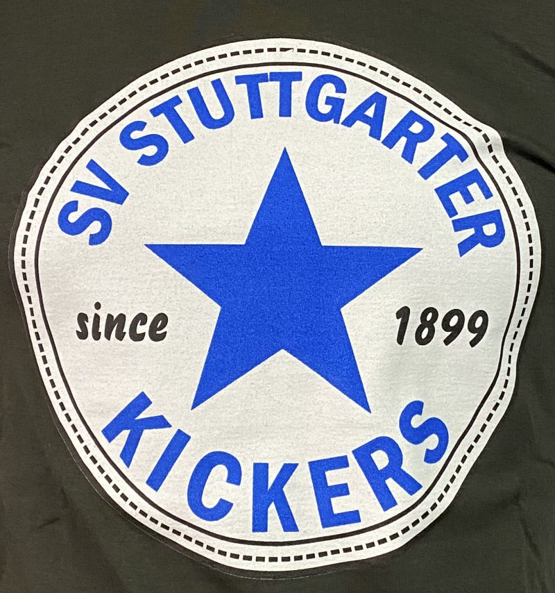 T-Shirt runder Aufdruck "Star" grau 