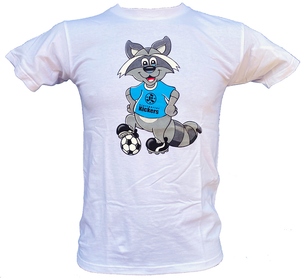 T-Shirt Kinder Waldi weiß